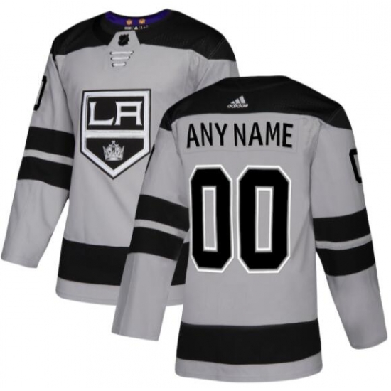 Men Women Youth Toddler Los Angeles Kings Gray Adidas Custom NHL Stitched Jersey Men Women Youth Toddler Los Angeles Kings Gray Adidas Custom NHL Stitched Jersey