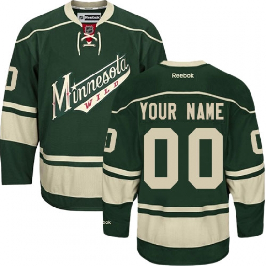 Men Women Youth Toddler Youth Green Jersey - Customized Reebok Minnesota Wild Third Men Women Youth Toddler Youth Green Jersey - Customized Reebok Minnesota Wild Third