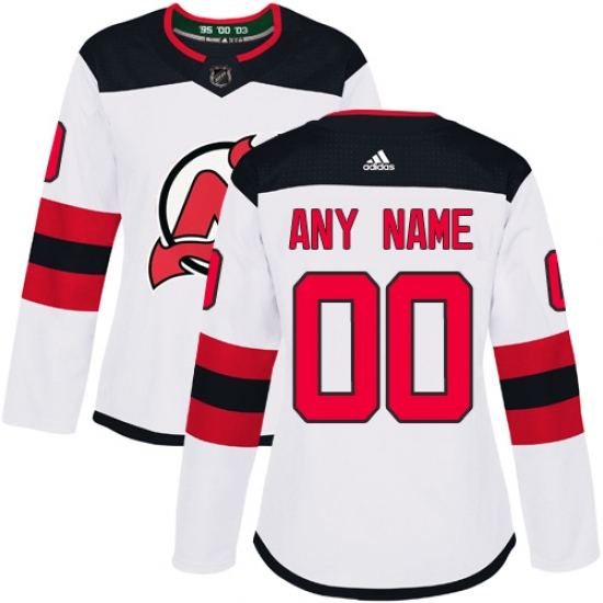 Men Women Youth Toddler White Jersey - Customized Adidas New Jersey Devils Away II Men Women Youth Toddler White Jersey - Customized Adidas New Jersey Devils Away II