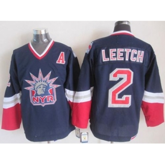 New York Rangers Customized Navy Blue CCM Statue of Liberty Stitched NHL Jersey New York Rangers Customized Navy Blue CCM Statue of Liberty Stitched NHL Jersey