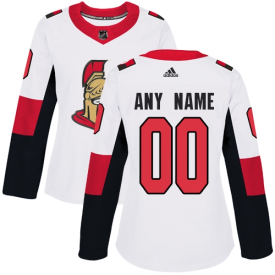 Men Women Youth Toddler White Jersey - Customized Adidas Ottawa Senators Away II Men Women Youth Toddler White Jersey - Customized Adidas Ottawa Senators Away II