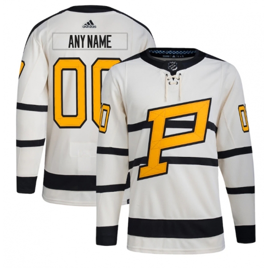 Men Women Youth Pittsburgh Penguins Custom Cream 2023 Winter Classic Stitched Jersey Men Women Youth Pittsburgh Penguins Custom Cream 2023 Winter Classic Stitched Jersey