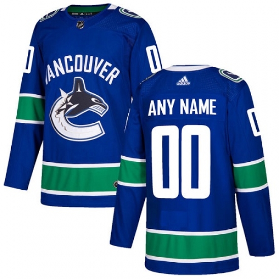 Men Women Youth Toddler Blue Jersey - Customized Adidas Vancouver Canucks Home Men Women Youth Toddler Blue Jersey - Customized Adidas Vancouver Canucks Home