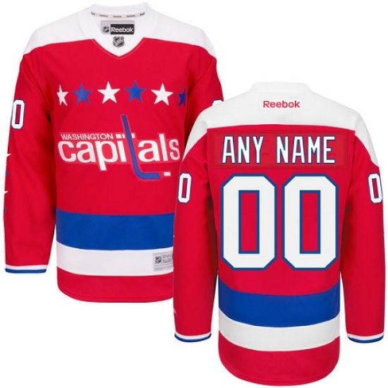 Men Women Youth Toddler Red Jersey - Customized Reebok Washington Capitals Third II Men Women Youth Toddler Red Jersey - Customized Reebok Washington Capitals Third II