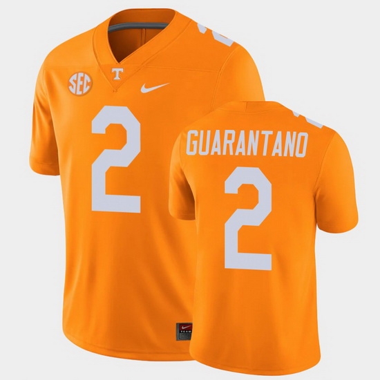 Men Tennessee Volunteers Jarrett Guarantano College Football Orange Alumni Player Game Jersey Men Tennessee Volunteers Jarrett Guarantano College Football Orange Alumni Player Game Jersey