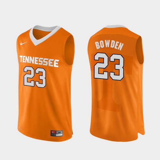 Men Tennessee Volunteers Jordan Bowden Orange Authentic Performace College Basketball Jersey Men Tennessee Volunteers Jordan Bowden Orange Authentic Performace College Basketball Jersey