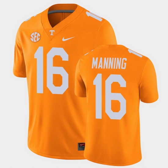 Men Tennessee Volunteers Peyton Manning College Football Orange Alumni Player Game Jersey Men Tennessee Volunteers Peyton Manning College Football Orange Alumni Player Game Jersey