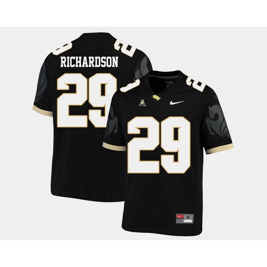 Men Ucf Knights Cordarrian Richardson Black College Football Aac Jersey Men Ucf Knights Cordarrian Richardson Black College Football Aac Jersey