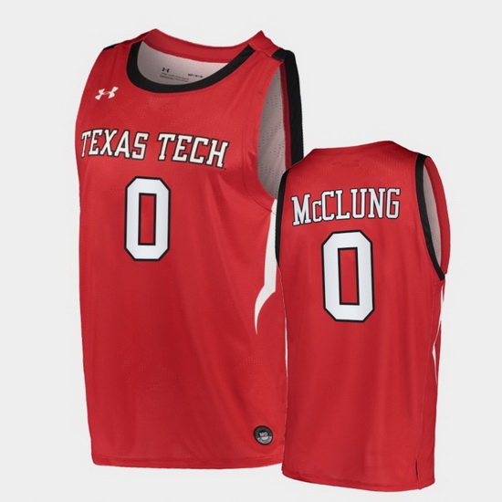 Men Texas Tech Red Raiders Mac Mcclung Alternate Red Basketball 2020 21 Jersey Men Texas Tech Red Raiders Mac Mcclung Alternate Red Basketball 2020 21 Jersey
