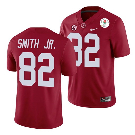 Alabama Crimson Tide Irv Smith Jr. Crimson 2021 Rose Bowl College Football Jersey Alabama Crimson Tide Irv Smith Jr. Crimson 2021 Rose Bowl College Football Jersey