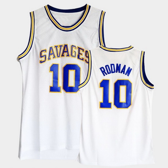 Men Dennis Rodman College Basketball White Jersey Men Dennis Rodman College Basketball White Jersey