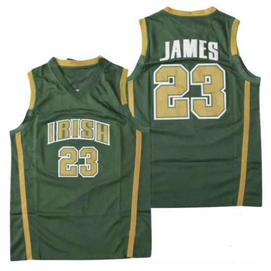 Men Fighting Irish #23 Lebron James Green NCAA Jersey Men Fighting Irish #23 Lebron James Green NCAA Jersey
