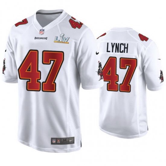 John Lynch Buccaneers White Super Bowl Lv Game Fashion Jersey John Lynch Buccaneers White Super Bowl Lv Game Fashion Jersey