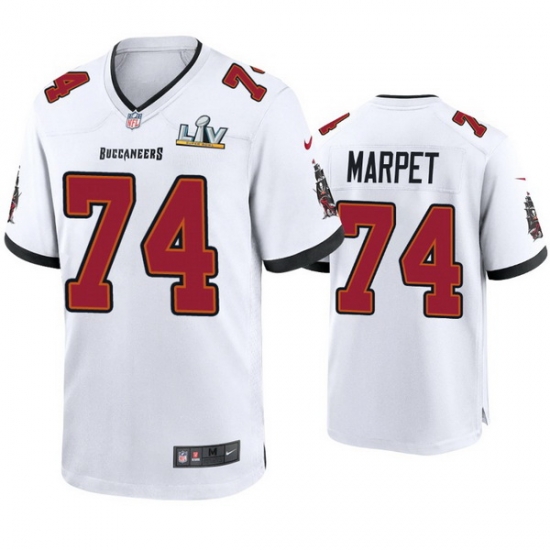 Men Ali Marpet Buccaneers White Super Bowl Lv Game Jersey Men Ali Marpet Buccaneers White Super Bowl Lv Game Jersey