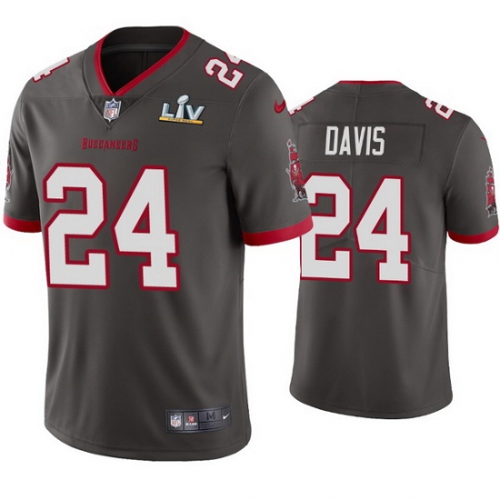 Men Carlton Davis Buccaneers Pewter Super Bowl Lv Vapor Limited Jersey Men Carlton Davis Buccaneers Pewter Super Bowl Lv Vapor Limited Jersey