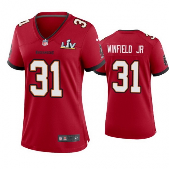 Women Antoine Winfield Jr. Buccaneers Red Super Bowl Lv Game Jersey Women Antoine Winfield Jr. Buccaneers Red Super Bowl Lv Game Jersey