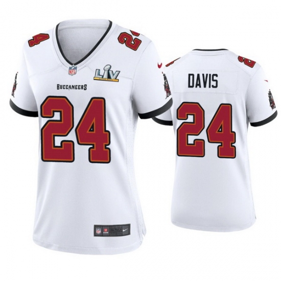 Women Carlton Davis Buccaneers White Super Bowl Lv Game Jersey Women Carlton Davis Buccaneers White Super Bowl Lv Game Jersey