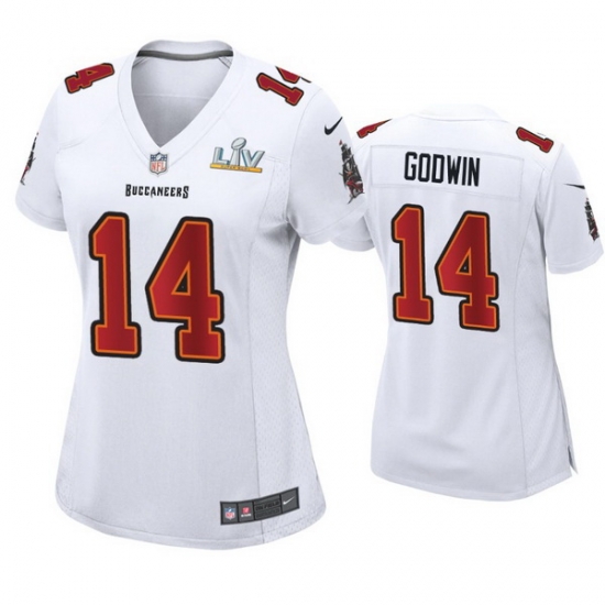 Women Chris Godwin Buccaneers White Super Bowl Lv Game Fashion Jersey Women Chris Godwin Buccaneers White Super Bowl Lv Game Fashion Jersey