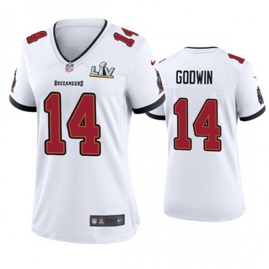 Women Chris Godwin Buccaneers White Super Bowl Lv Game Jersey Women Chris Godwin Buccaneers White Super Bowl Lv Game Jersey