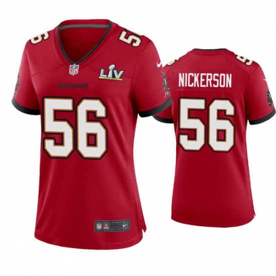 Women Hardy Nickerson Buccaneers Red Super Bowl Lv Game Jersey Women Hardy Nickerson Buccaneers Red Super Bowl Lv Game Jersey