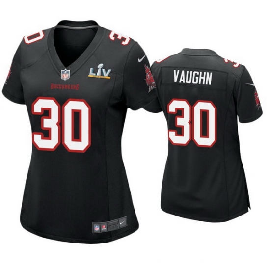 Women Ke'Shawn Vaughn Buccaneers Black Super Bowl Lv Game Fashion Jersey Women Ke'Shawn Vaughn Buccaneers Black Super Bowl Lv Game Fashion Jersey