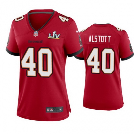 Women Mike Alstott Buccaneers Red Super Bowl Lv Game Jersey Women Mike Alstott Buccaneers Red Super Bowl Lv Game Jersey