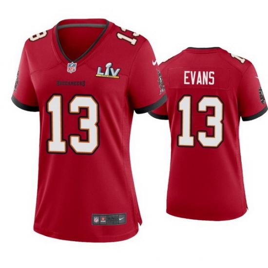 Women Mike Evans Buccaneers Red Super Bowl Lv Game Jersey Women Mike Evans Buccaneers Red Super Bowl Lv Game Jersey