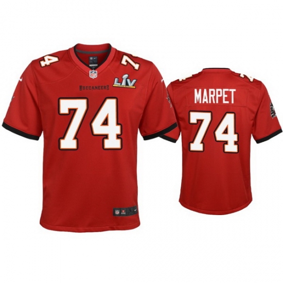 Youth Ali Marpet Buccaneers Red Super Bowl Lv Game Jersey Youth Ali Marpet Buccaneers Red Super Bowl Lv Game Jersey