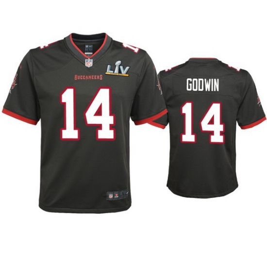 Youth Chris Godwin Buccaneers Pewter Super Bowl Lv Game Jersey Youth Chris Godwin Buccaneers Pewter Super Bowl Lv Game Jersey
