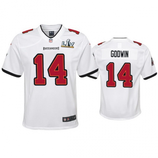 Youth Chris Godwin Buccaneers White Super Bowl Lv Game Jersey Youth Chris Godwin Buccaneers White Super Bowl Lv Game Jersey