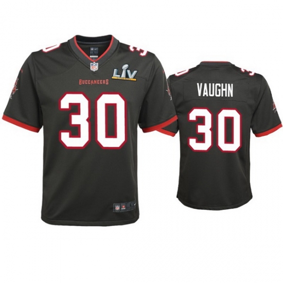 Youth Ke'Shawn Vaughn Buccaneers Pewter Super Bowl Lv Game Jersey Youth Ke'Shawn Vaughn Buccaneers Pewter Super Bowl Lv Game Jersey