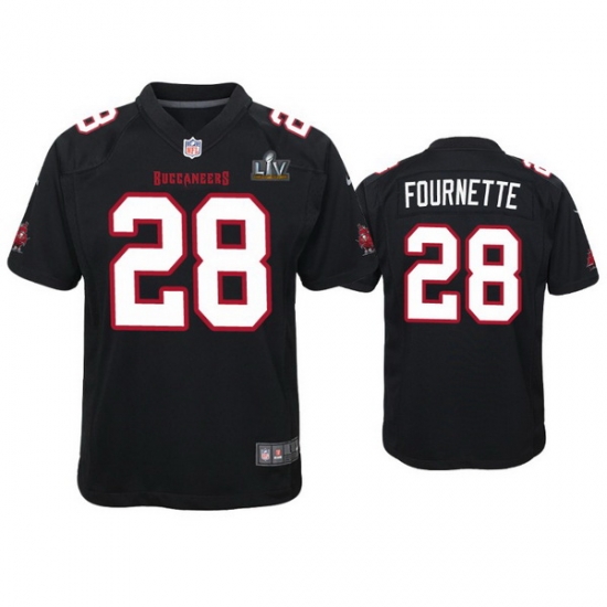 Youth Leonard Fournette Buccaneers Black Super Bowl Lv Game Fashion Jersey Youth Leonard Fournette Buccaneers Black Super Bowl Lv Game Fashion Jersey
