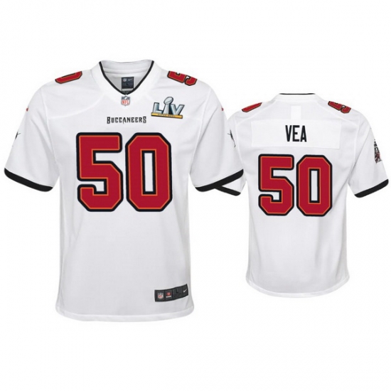 Youth Vita Vea Buccaneers White Super Bowl Lv Game Jersey Youth Vita Vea Buccaneers White Super Bowl Lv Game Jersey