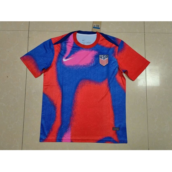 USA 2024 game Red Blue 2024 Soccer Jersey USA 2024 game Red Blue 2024 Soccer Jersey
