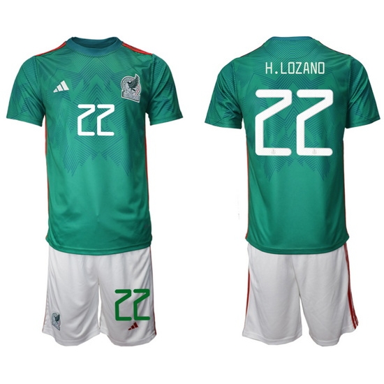 Men FIFA 2022 Mexico Soccer Jersey 035 Men FIFA 2022 Mexico Soccer Jersey 035