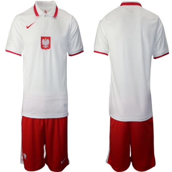 Mens Poland Short Soccer Jerseys 009 Mens Poland Short Soccer Jerseys 009
