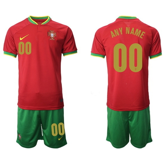 Portugal 2022 World Cup Soccer Jersey CUSTOMIZED RED Portugal 2022 World Cup Soccer Jersey CUSTOMIZED RED
