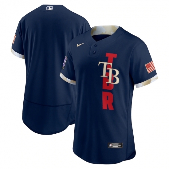Men's Tampa Bay Rays Blank Nike Navy 2021 MLB All-Star Game Authentic Jersey Men's Tampa Bay Rays Blank Nike Navy 2021 MLB All-Star Game Authentic Jersey