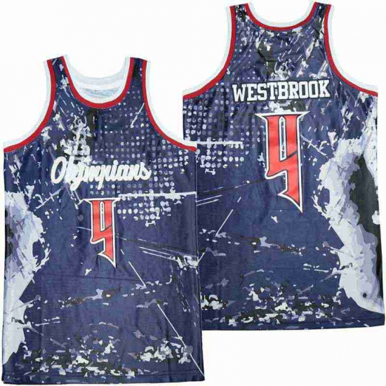 4# RUSSELL WESTBROOK NAVY ALTERNATE BASKETBALL JERSEY 4# RUSSELL WESTBROOK NAVY ALTERNATE BASKETBALL JERSEY
