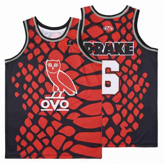 #6 DRAKE OVO SO FAR GONE BASKETBALL JERSEY2 #6 DRAKE OVO SO FAR GONE BASKETBALL JERSEY2