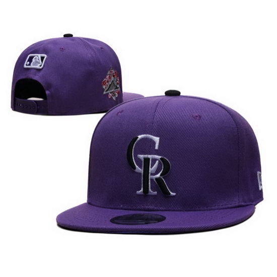 Colorado Rockies MLB Snapback Cap 001 Colorado Rockies MLB Snapback Cap 001