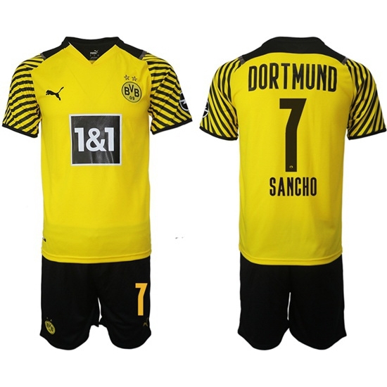 Men Borussia Dortmund Soccer Jersey 053 Men Borussia Dortmund Soccer Jersey 053