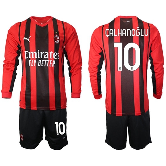 Men AC Milan Long Sleeve Soccer Jerseys 509 Men AC Milan Long Sleeve Soccer Jerseys 509