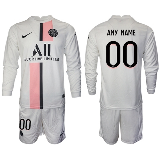 Men Paris Saint Germain Long Sleeve Soccer Jerseys 518 Customized Men Paris Saint Germain Long Sleeve Soccer Jerseys 518 Customized
