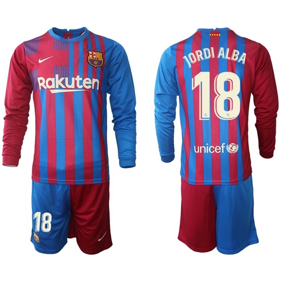 Men Barcelona Long Sleeve Soccer Jerseys 567 Men Barcelona Long Sleeve Soccer Jerseys 567