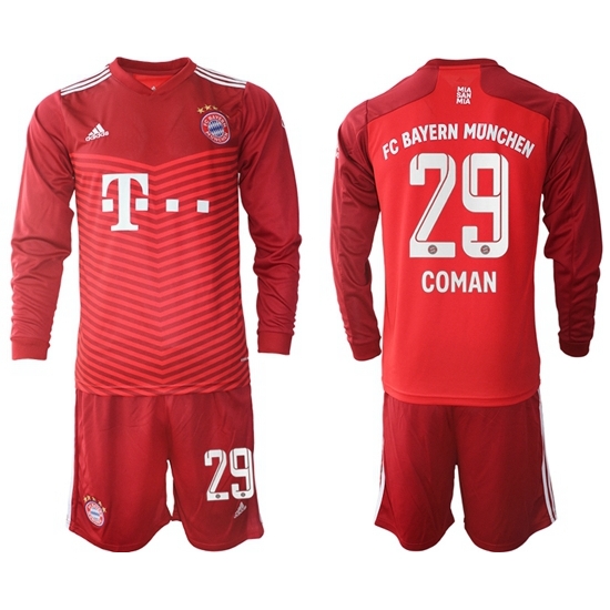 Men Bayern Long Sleeve Soccer Jerseys 541 Men Bayern Long Sleeve Soccer Jerseys 541