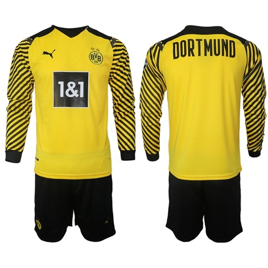Men Borussia Dortmund Long Sleeve Soccer Jerseys 519 Men Borussia Dortmund Long Sleeve Soccer Jerseys 519