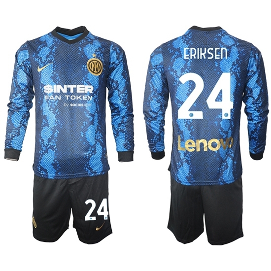 Men Inter Milan Long Sleeve Soccer Jerseys 505 Men Inter Milan Long Sleeve Soccer Jerseys 505