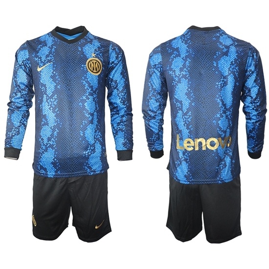 Men Inter Milan Long Sleeve Soccer Jerseys 521 Men Inter Milan Long Sleeve Soccer Jerseys 521