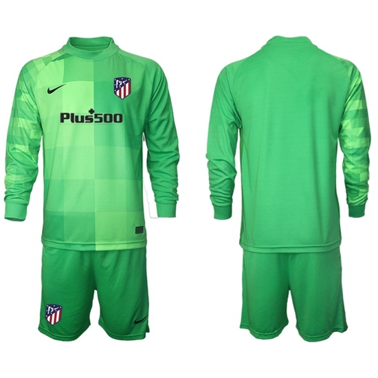 Men Atletico de Madrid Long Sleeve Soccer Jerseys 501 Men Atletico de Madrid Long Sleeve Soccer Jerseys 501